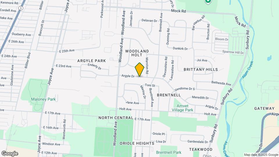 2125 Argyle Dr Map and Location Details