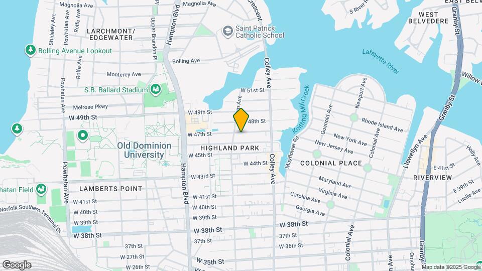 859 W 47th St Map and Location Details