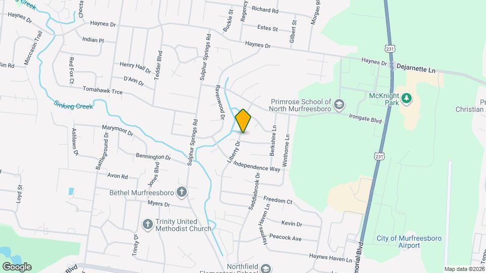 2140 Liberty Dr Map and Location Details