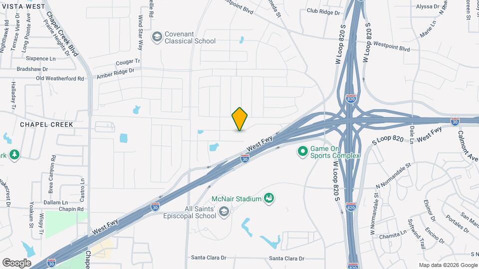 9617 Hickory Knob Dr Map and Location Details