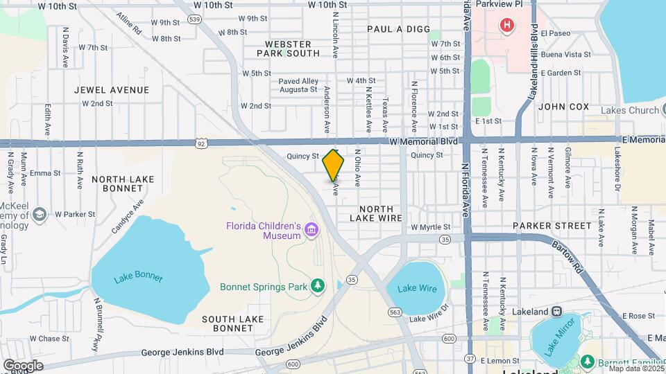 826 N Lincoln Ave Map and Location Details