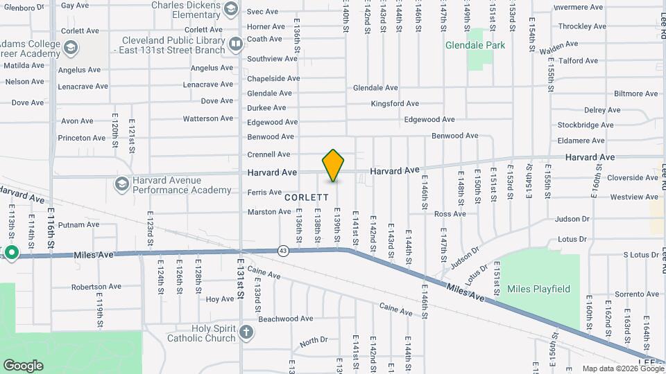 4072 E 139th St Map and Location Details