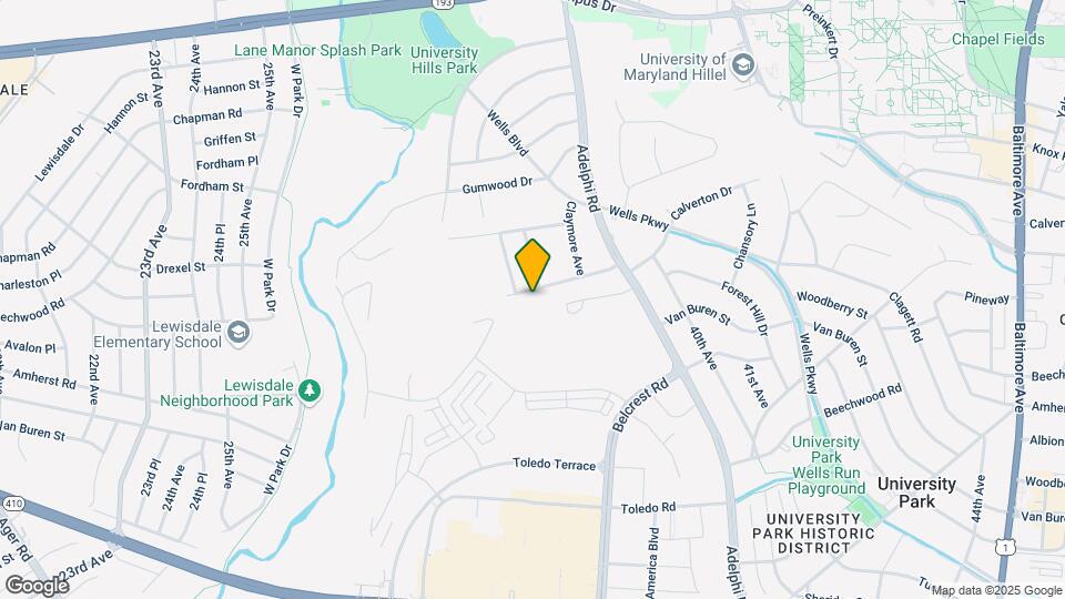 6805 Calverton Dr Mapa y Detalles de la Ubicación