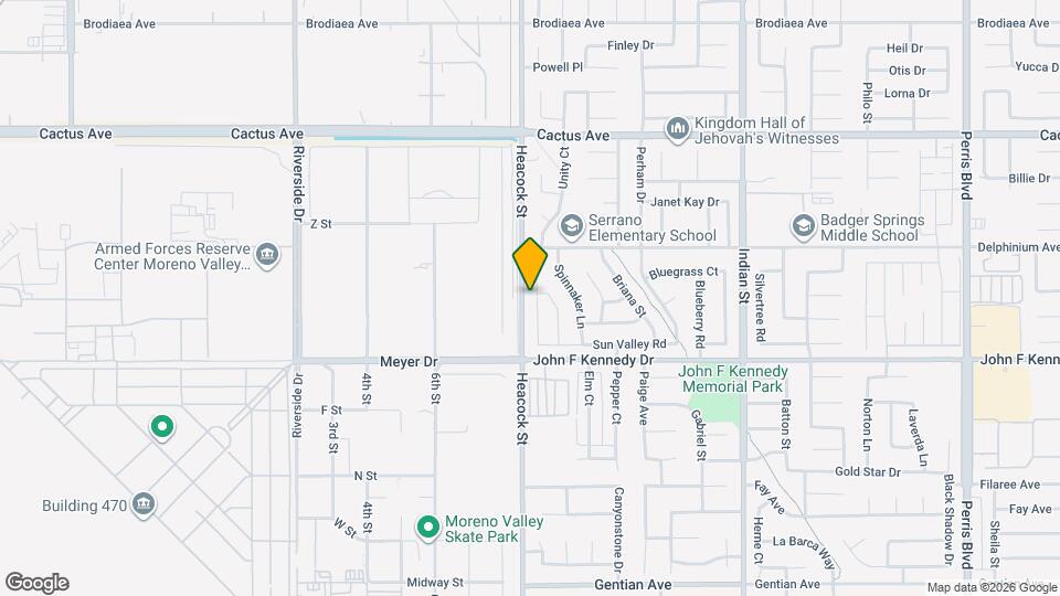 14849 Lavender Ln Map and Location Details