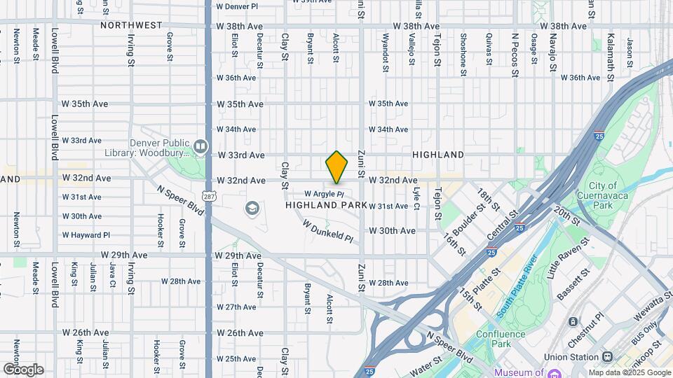 2473 W Argyle Pl Mapa y Detalles de la Ubicación