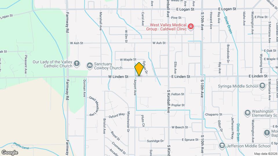 415 W Linden St Map and Location Details