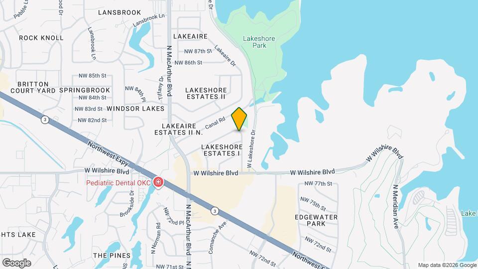 8105 W Lakeshore Dr Map and Location Details