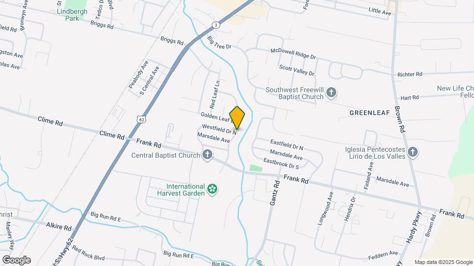 1655 Westfield Dr N Map and Location Details