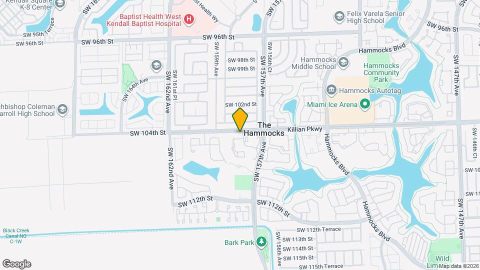 15771 SW 104th Terrace Map and Location Details