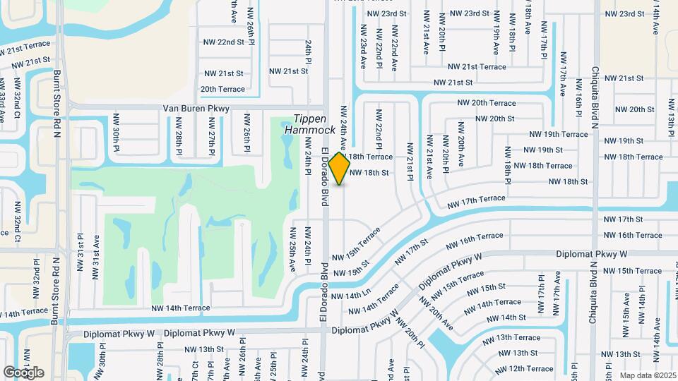1724 NW 24th Ave Map and Location Details