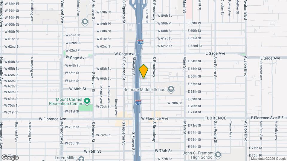 347 W 67th St Map and Location Details