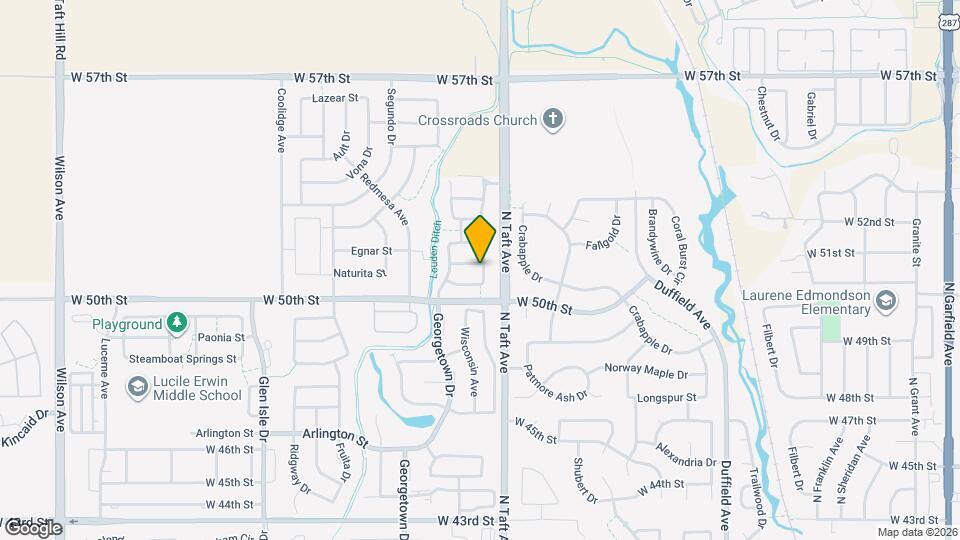 1506 Dryland St Map and Location Details