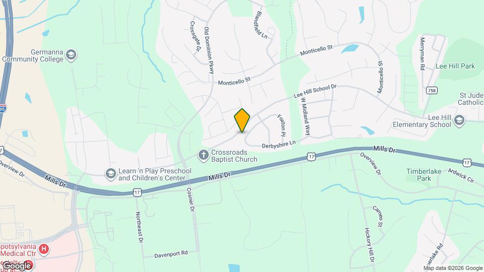 4116 Derbyshire Ln Map and Location Details