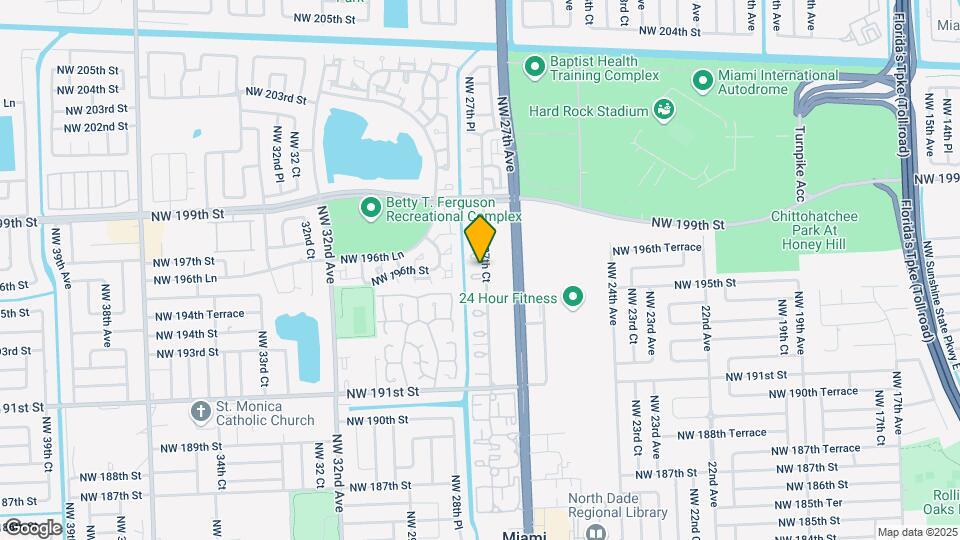 2763 NW 196th St Map and Location Details