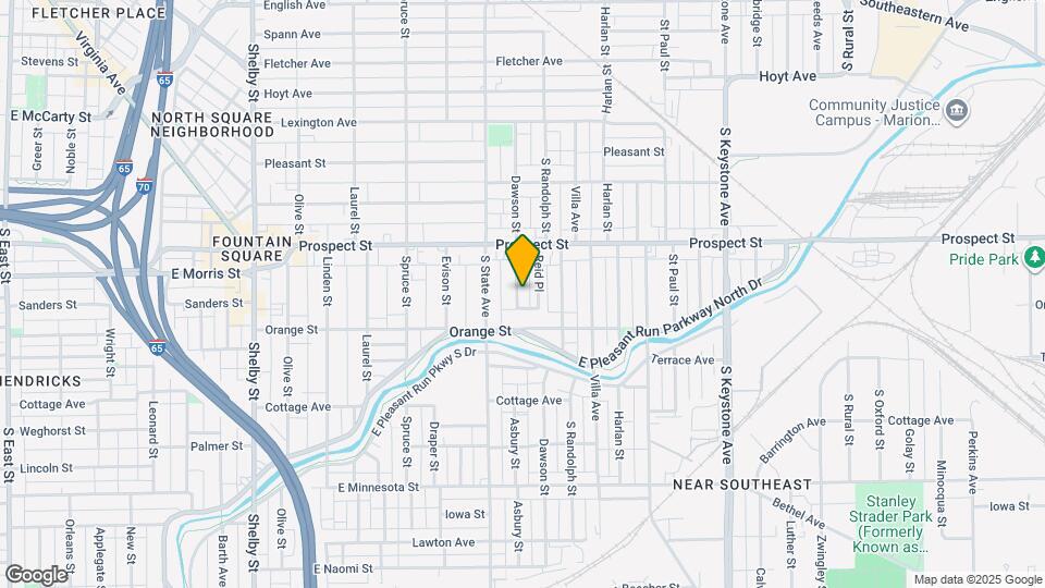 1153 Dawson St Map and Location Details