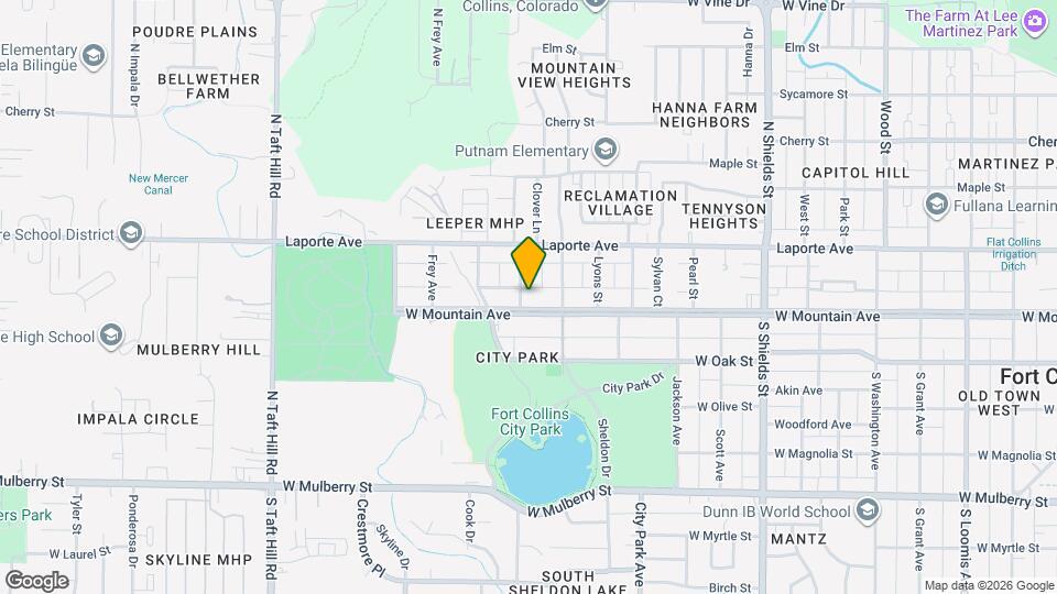 110 Fishback Ave Map and Location Details