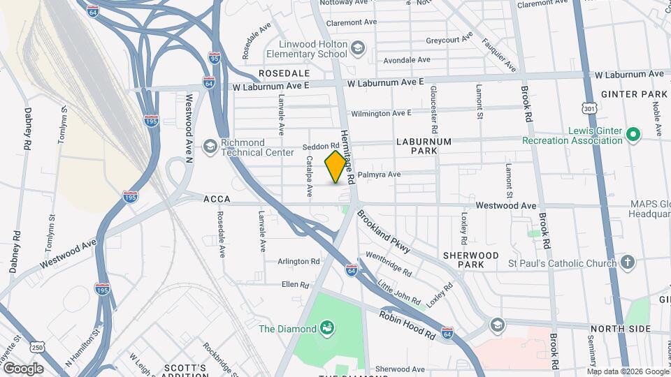 1703 Oakdale Ave Mapa y Detalles de la Ubicación