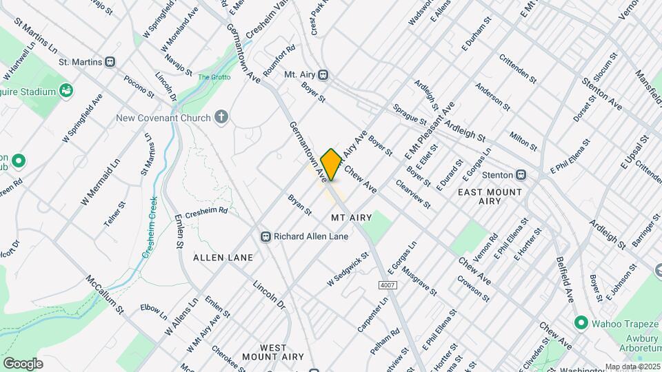 7153 Germantown Ave Map and Location Details