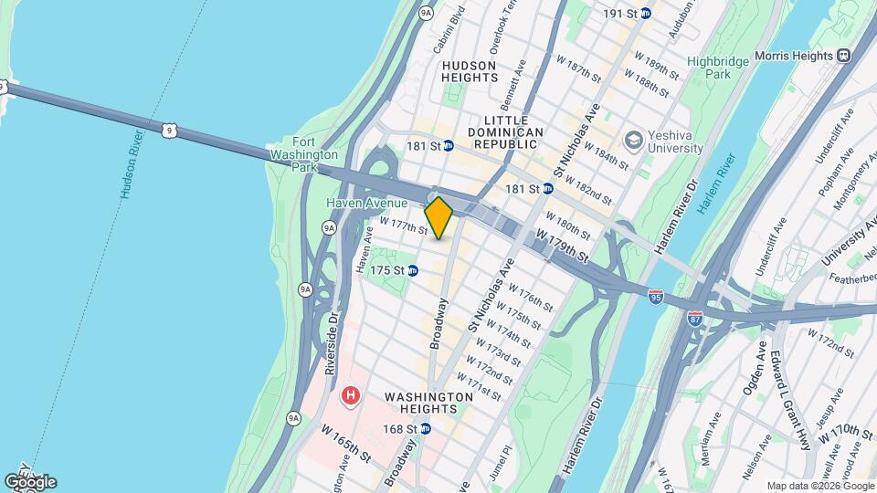 709 W 176th St, Unit 4F Map and Location Details