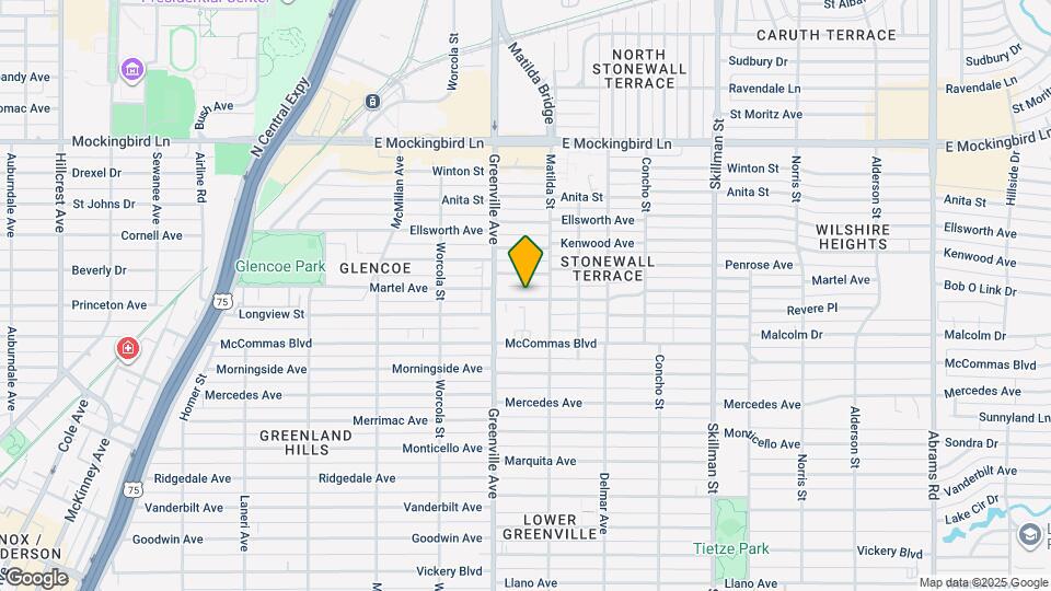 5757 Martel Ave Map and Location Details