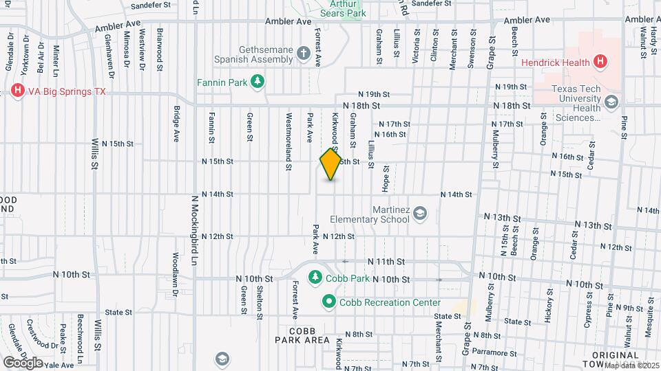1418 Kirkwood St Map and Location Details
