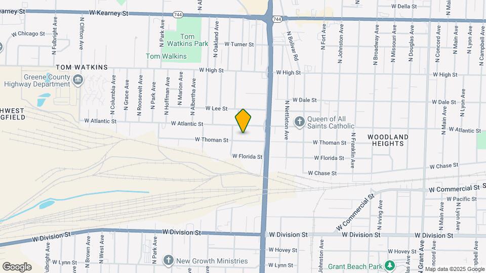 1711 W Thoman St Map and Location Details