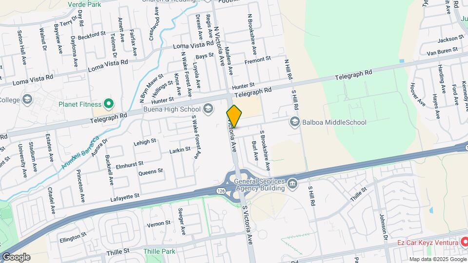 5900 Woodland St Map and Location Details