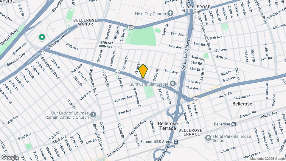 238-05 Braddock Ave Map and Location Details