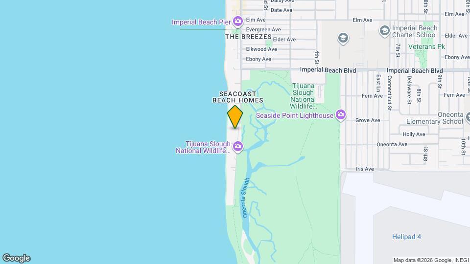 1362 Seacoast Dr Mapa y Detalles de la Ubicación