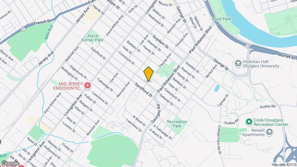 166 Throop Ave Map and Location Details