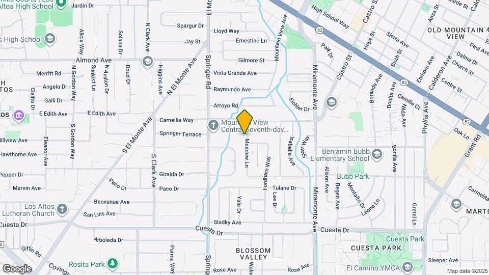 1450 Meadow Ln Map and Location Details