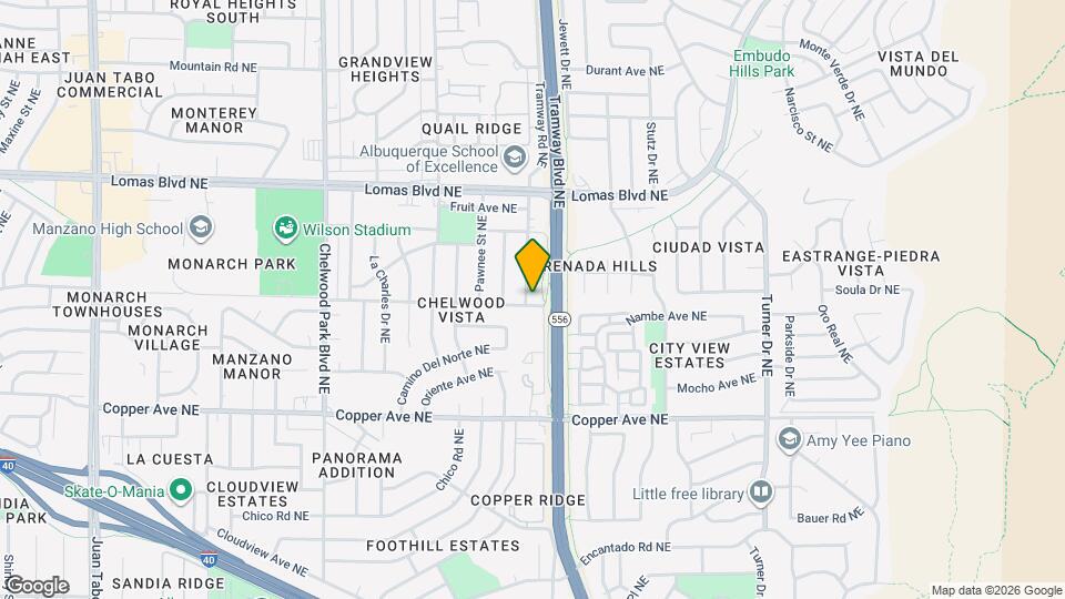 800 Eastridge Dr NE Map and Location Details