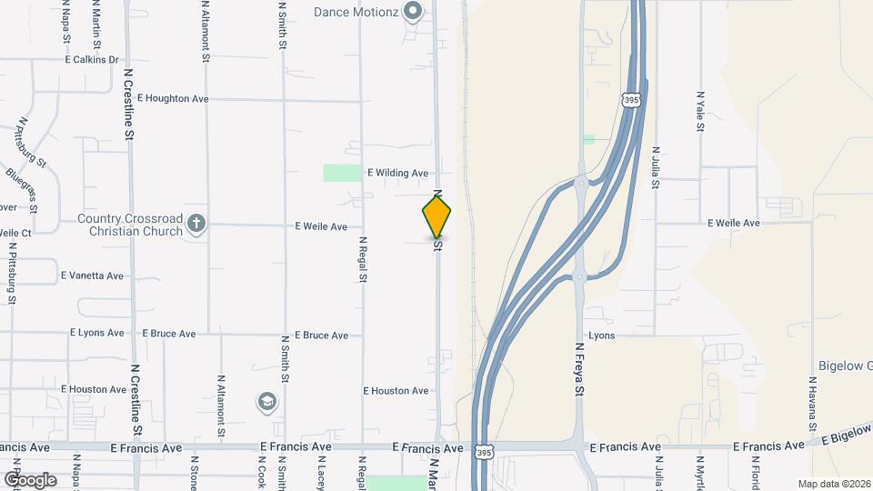 7011 N Market St Map and Location Details