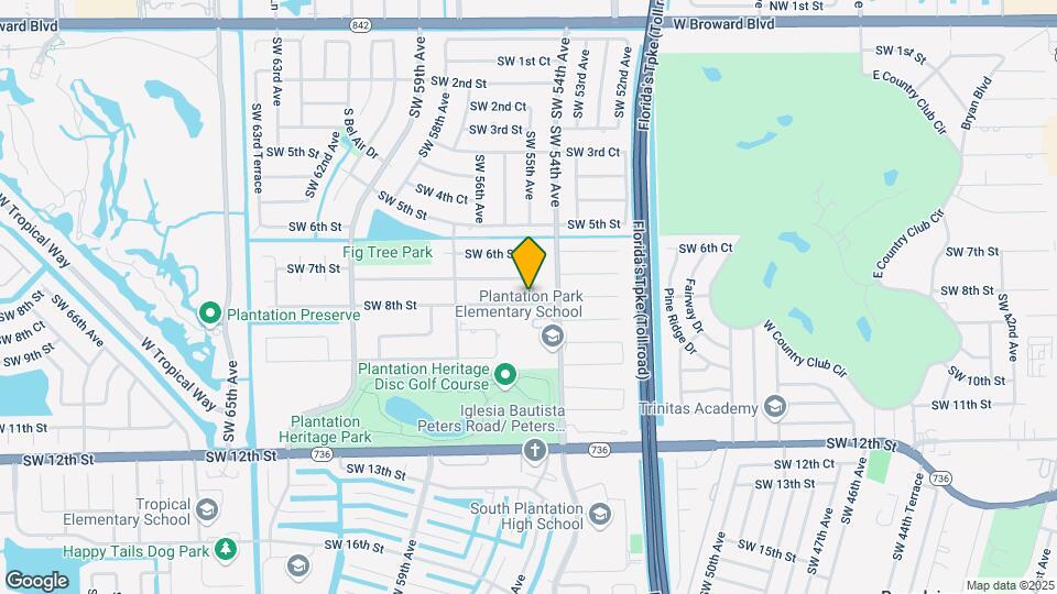 5501 SW 8th St Map and Location Details
