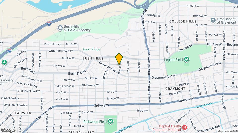 1101 7th Ave W Map and Location Details