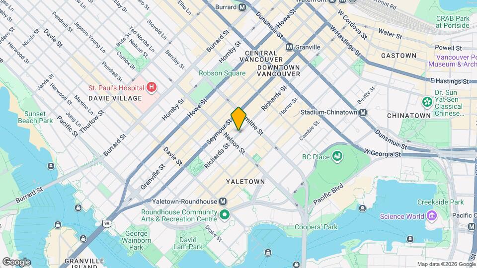 985 Richards St Map and Location Details