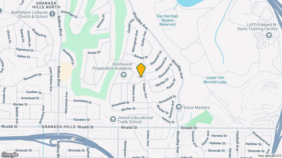 16423 Barneston St Map and Location Details