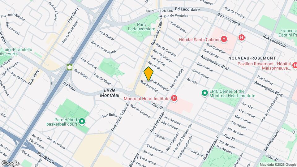 7175 Michelet Rue Map and Location Details