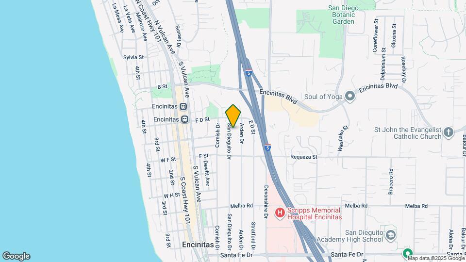 549 San Dieguito Dr Map and Location Details
