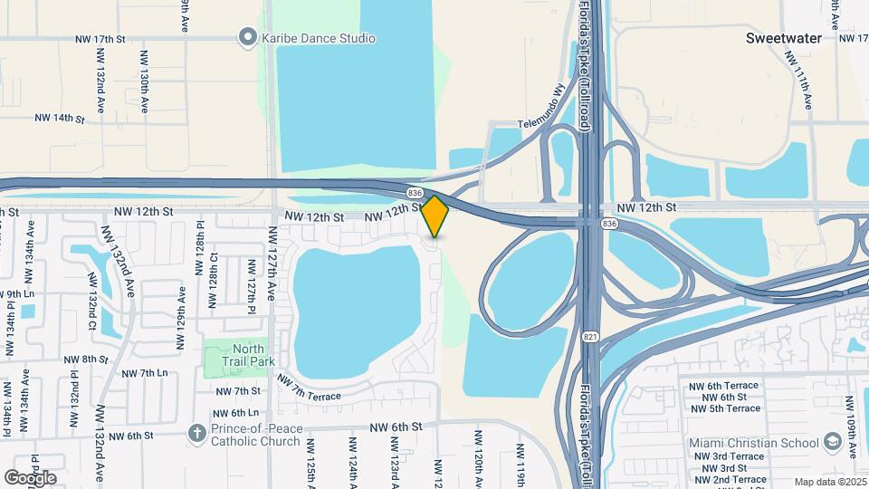 1151 NW 123rd Pl Map and Location Details