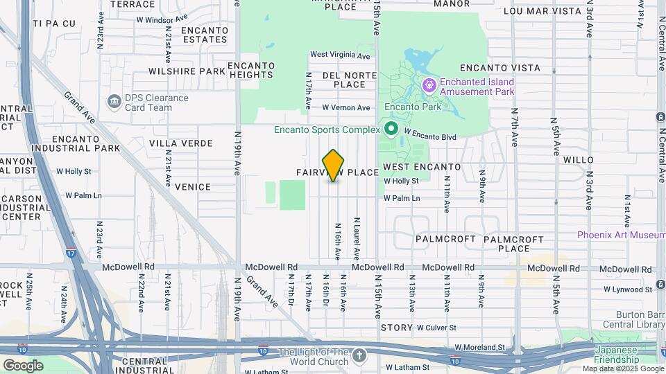 2014 N 16th Ave Map and Location Details