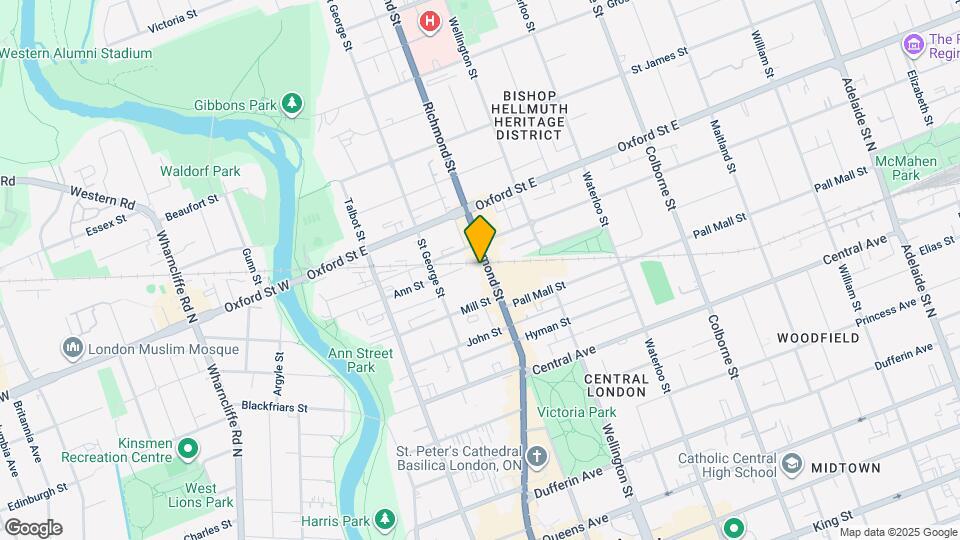 695-1695 Richmond St Map and Location Details