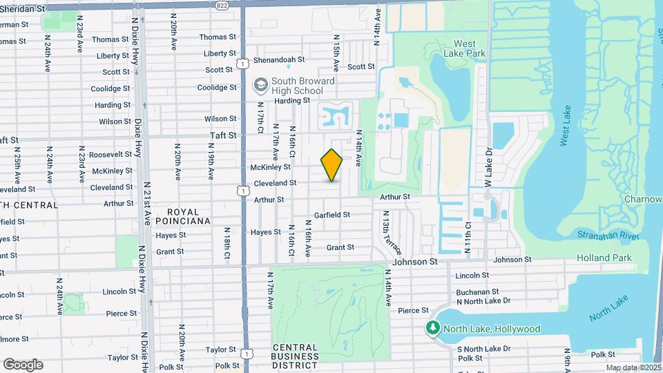 1510 Cleveland St Map and Location Details