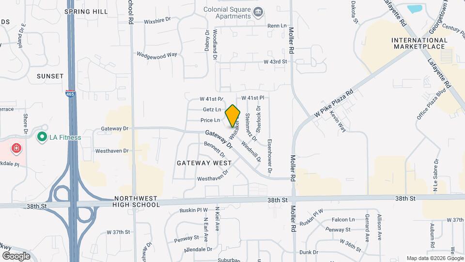 4020 Whitaker Dr Map and Location Details