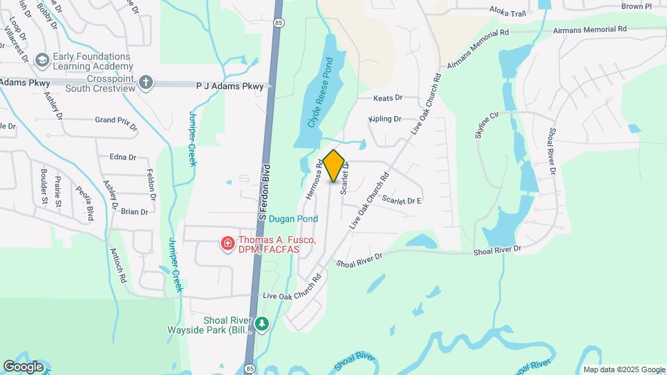 4596 Hermosa Rd Map and Location Details