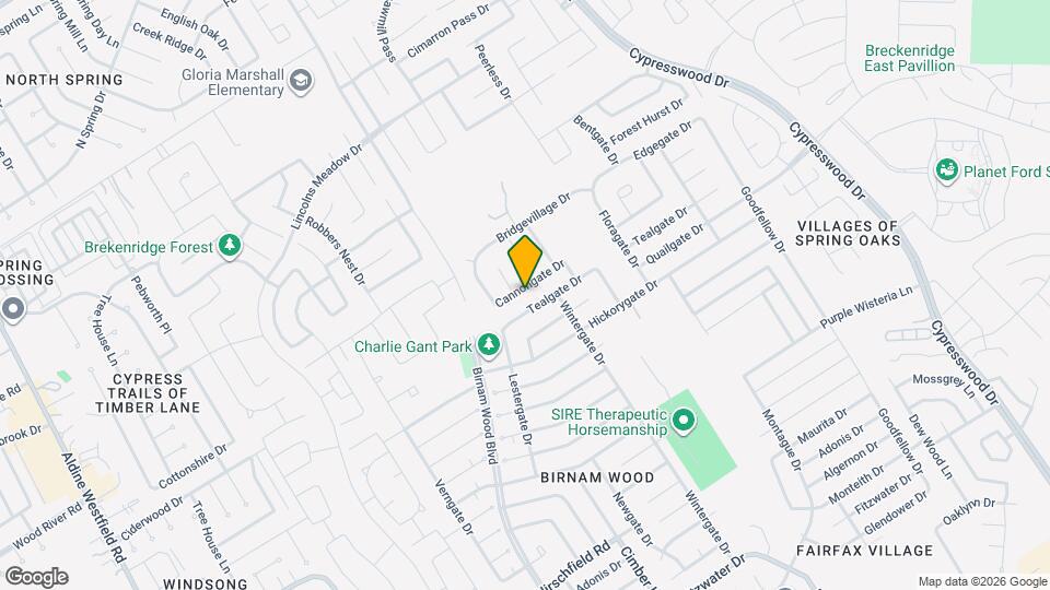 4434 Cannongate Dr Mapa y Detalles de la Ubicación