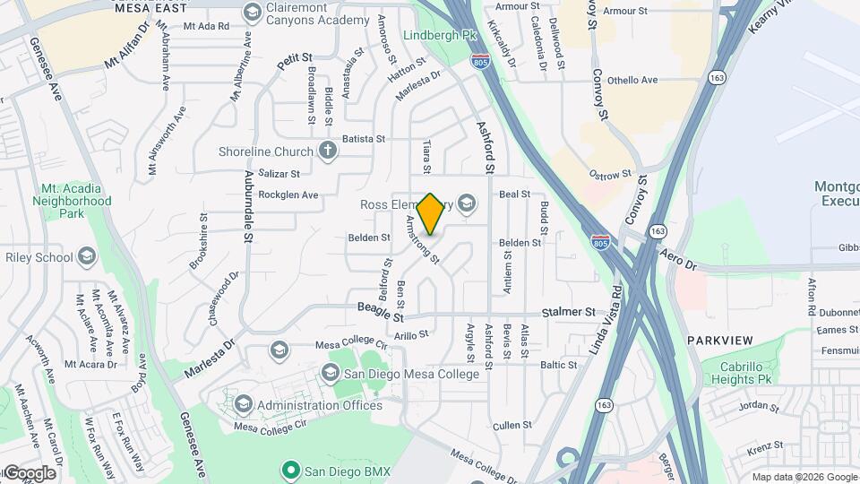 3708 Ben St Map and Location Details