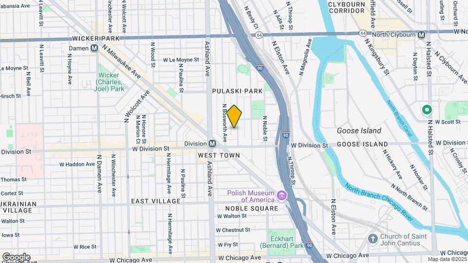 1230 N Greenview Ave Mapa y Detalles de la Ubicación
