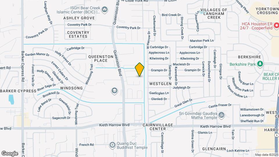17211 Brookhollow Grove Ct Mapa y Detalles de la Ubicación