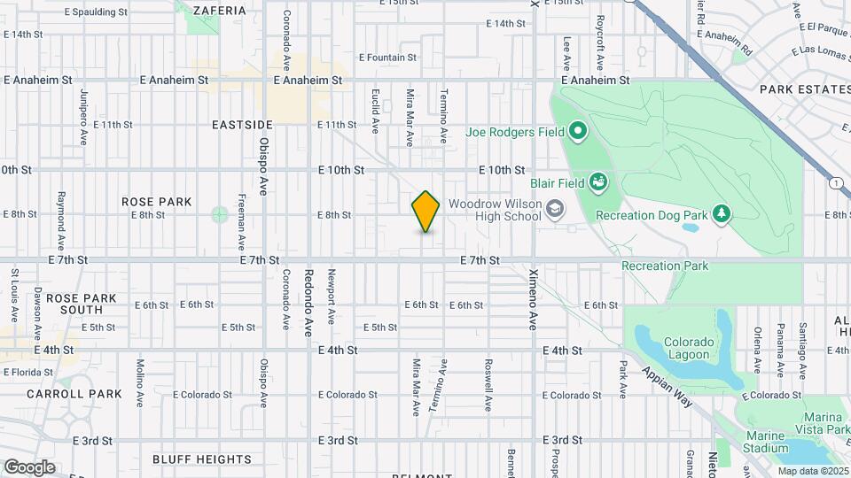 744 Mira Mar Ave Map and Location Details